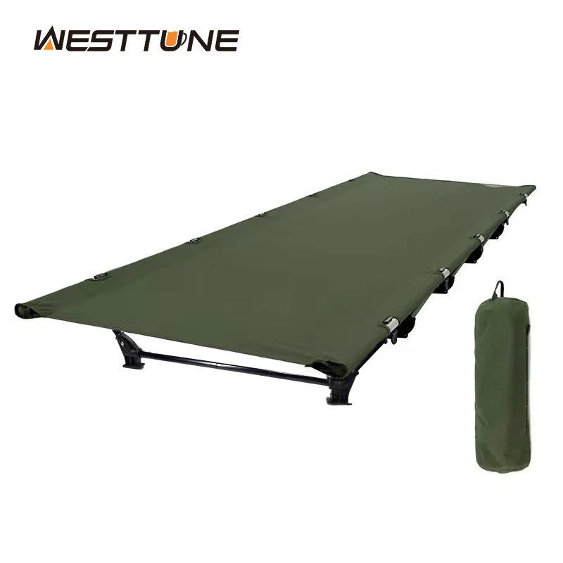 WESTTUNE Camping Cot Outdoor Ultralight Compact Tent Bed Sleeping Cot