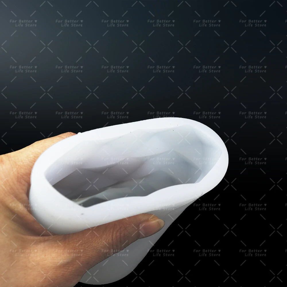 1PC 10 Style Cylindrical Hexagon Silicone Mold DIY Epoxy Resin Casting Mould