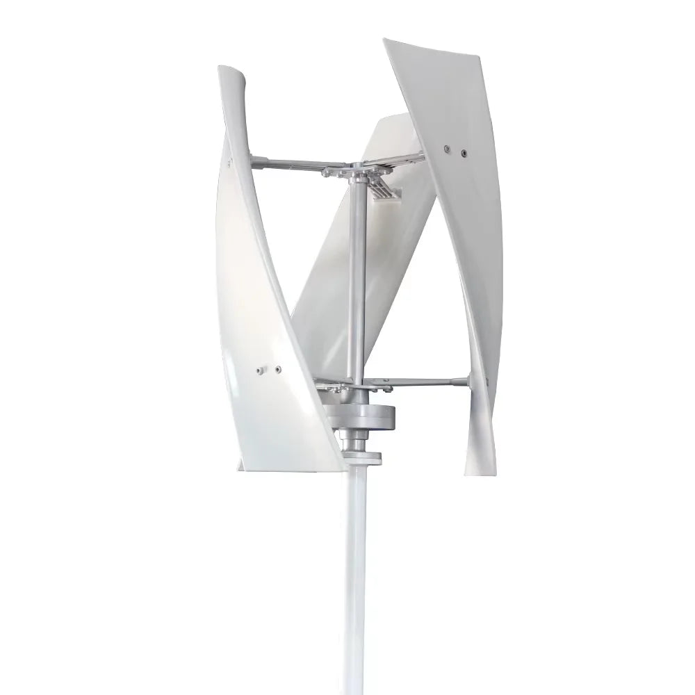 2000W Vertical Axis Wind Turbine Generator Kit 48V Windmill with 220V AC Output Complete Set Controller And Inverter