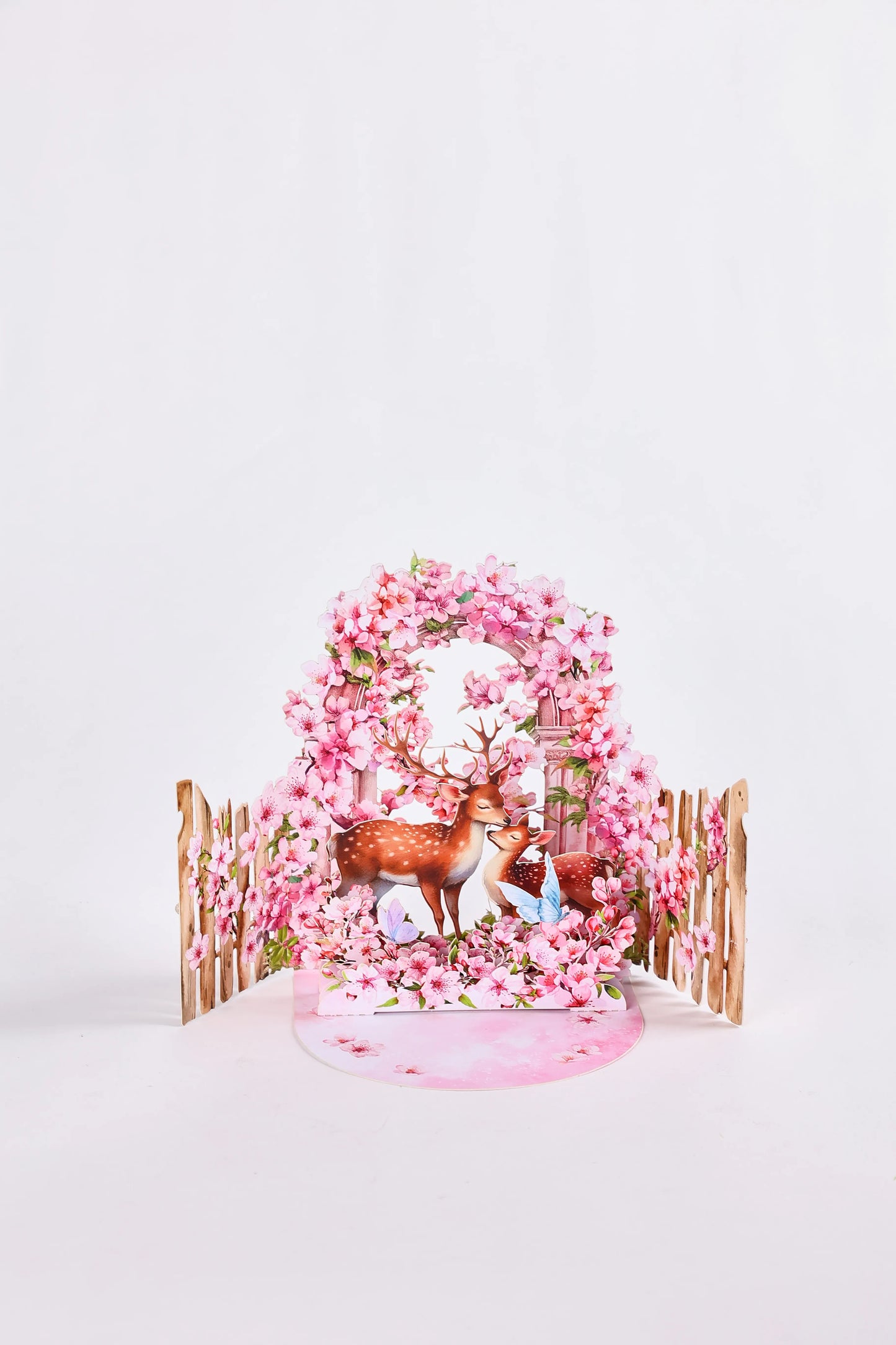 Garden pop-up greeting card,
