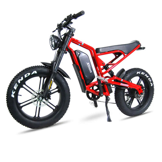 Electric Mountain Bike 750W 48V 17.5Ah 45Mile Class 3 E-Bike, 20" Fat Tire All-Terrain Bike