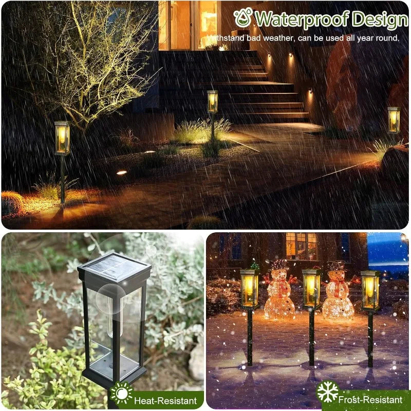 Outdoor Solar Powered Pathway and Garden Lights.