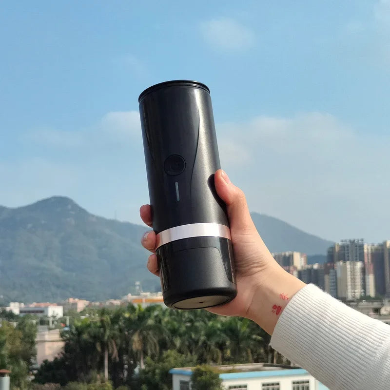 Portable Mini Smart Outdoor Camping Coffee Maker Espresso Machine Cappuccino Maker