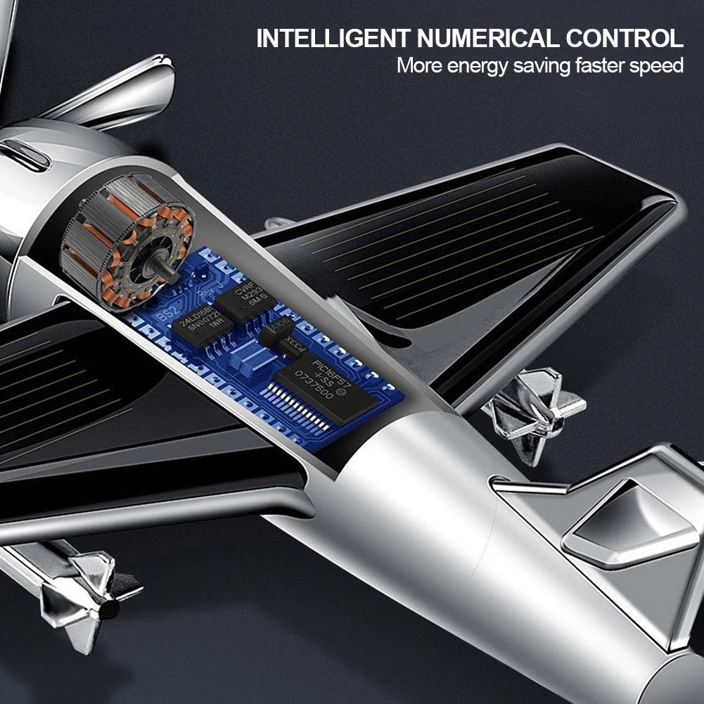Car interior accessories solar airplane console decoration air freshener