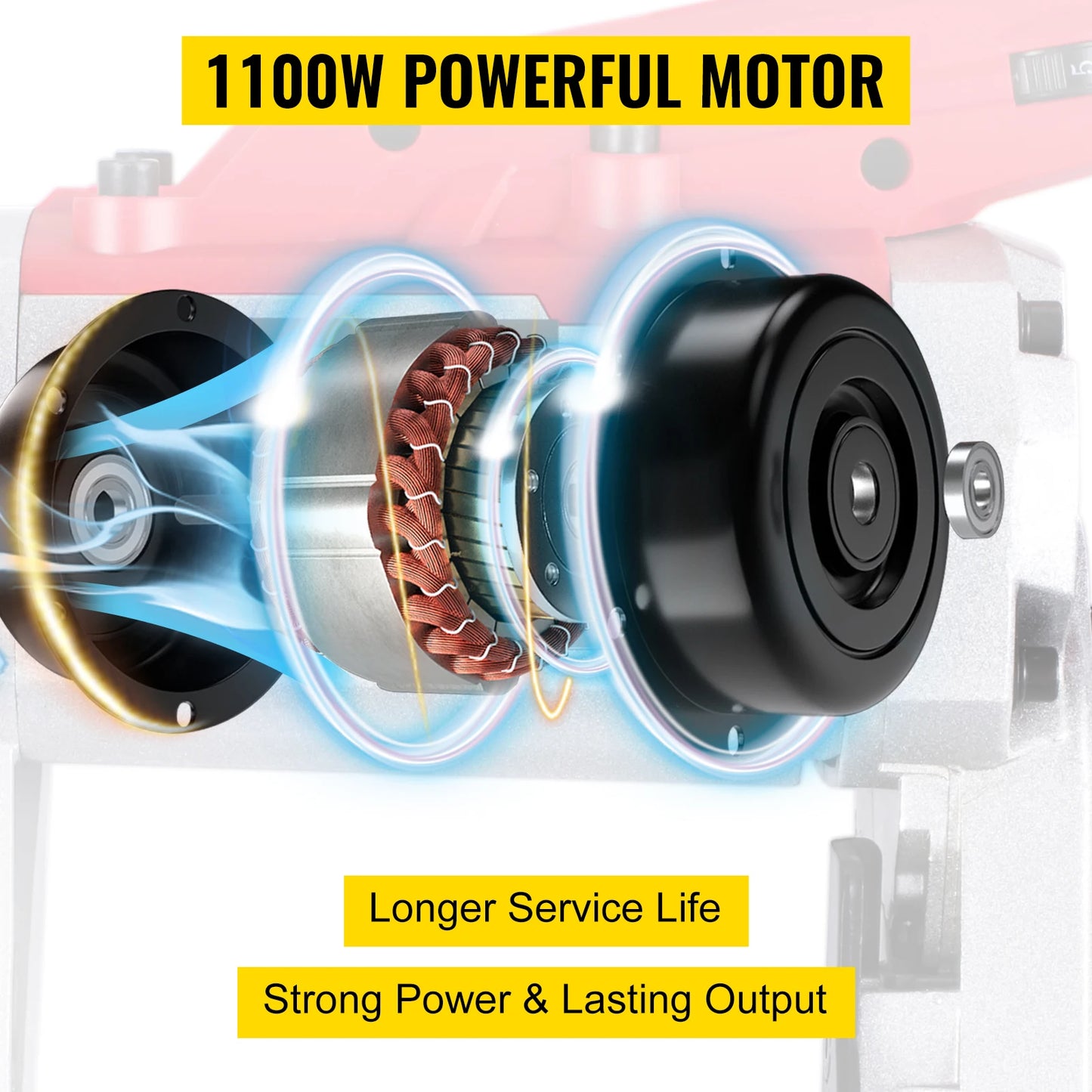 Portable Bandsaw 5Inch Cutting Capacity Cordless Variable Speed 10Amp Motor Deep Cut.