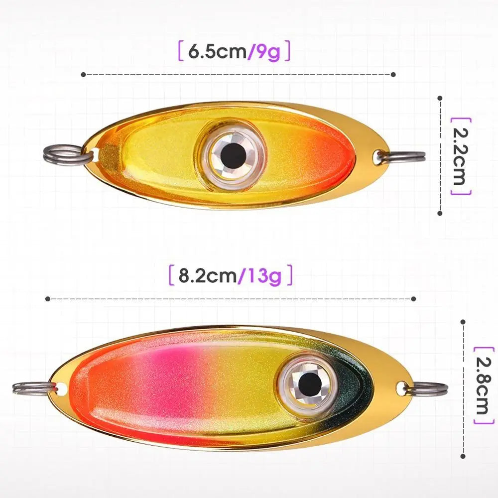 LED Deep Drop Underwater Flash Fluorescent Eye Shape Fishing Squid for Night Fishing