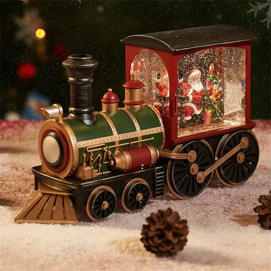 2025 Christmas Gift Train Crystal Ball Ornament
