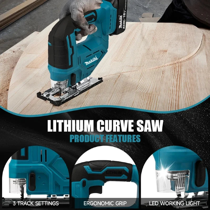 Makita DJV182 Cordless Jigsaw:18V,300W,0-2700rpm