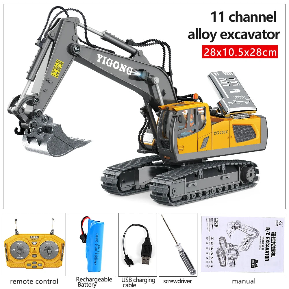 RC Remote Control 1:20 Heavy Equipment Construction Toys