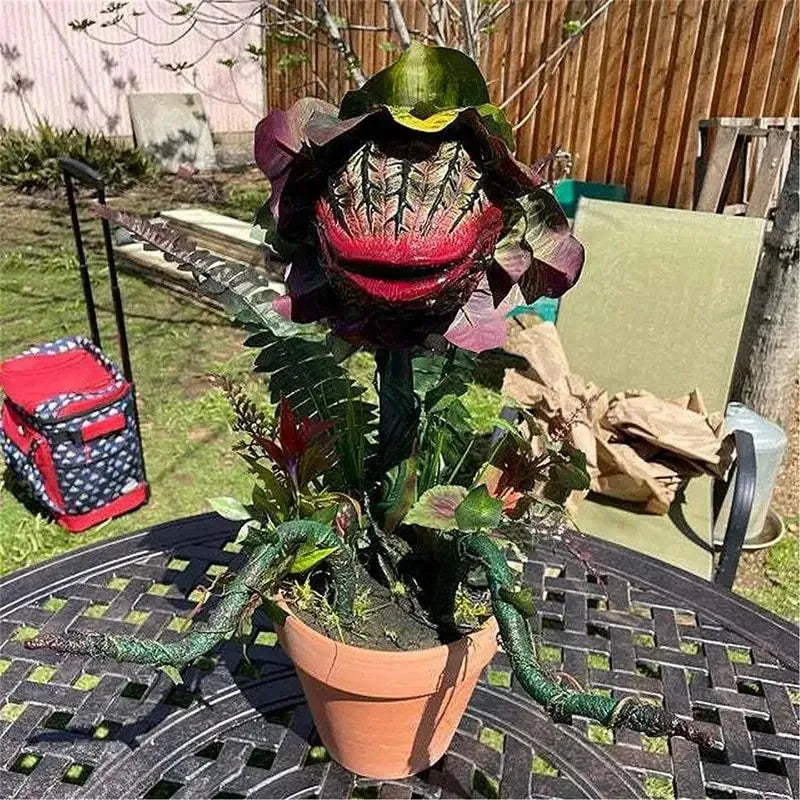 Halloween Resin Audrey II Piranha Plant Decoration Pop Movie Little Shop Of Horrors Statues