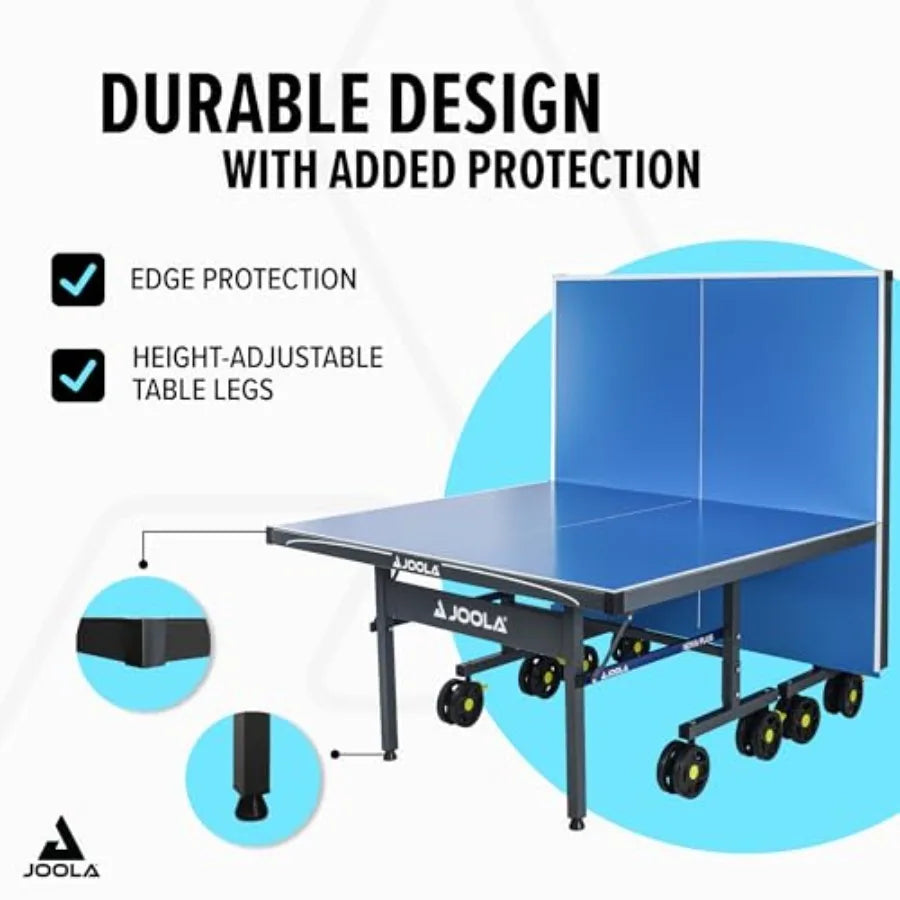 Outdoor Ping Pong Table with Water-Resistant Net Set Quick Assembly All-Weather Aluminum Composite Surface Tournament Quality I