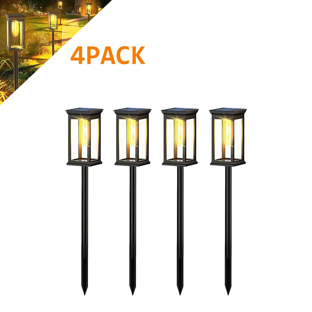 Outdoor Solar Powered Pathway and Garden Lights.