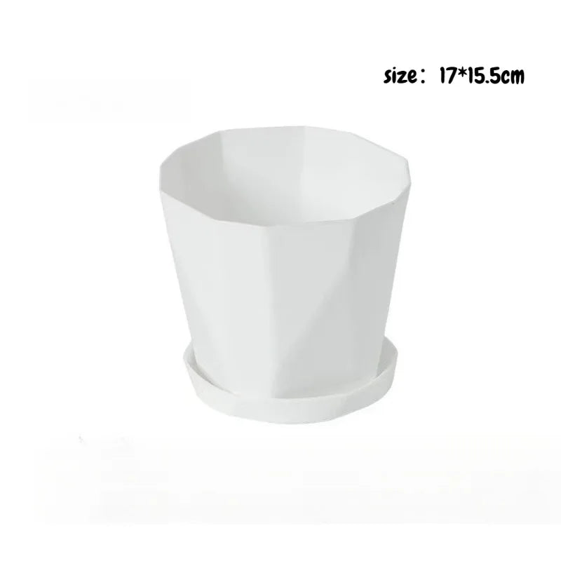 Flowerpot with Thickened Nordic Simplicity Durability and High Aesthetic Value