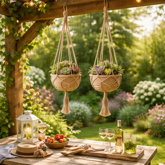 1PCS Hanging Flowerpot Decorative Basket, Outdoor Storage Planter for Plants, Home Decorations, Flowerbed & Balcony Basket
