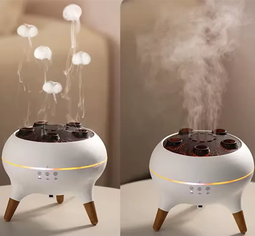 Jellyfish Air Humidifier 250ml Essential Oil Diffuser w/Remote Control 7 Colorful Night Lights