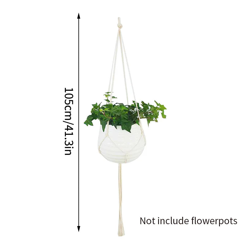 Plant Hanging Basket Handmade Macrame