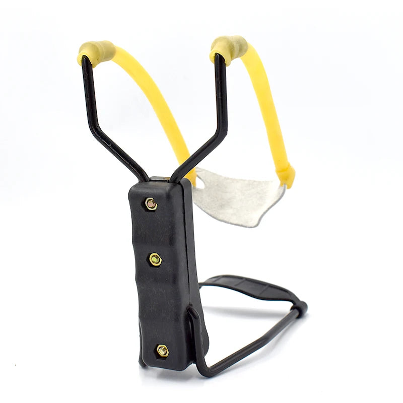 Portable Foldable Slingshot, Outdoor Wrist Support Slingshot, High Power Hunting Launcher.