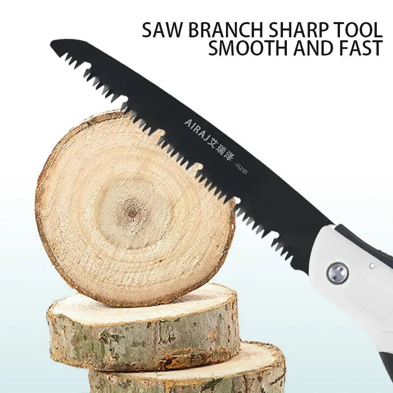 AIRAJ Woodworking Folding Saw Multifunction Cutting Wood Sharp Hand held Quick Saw.
