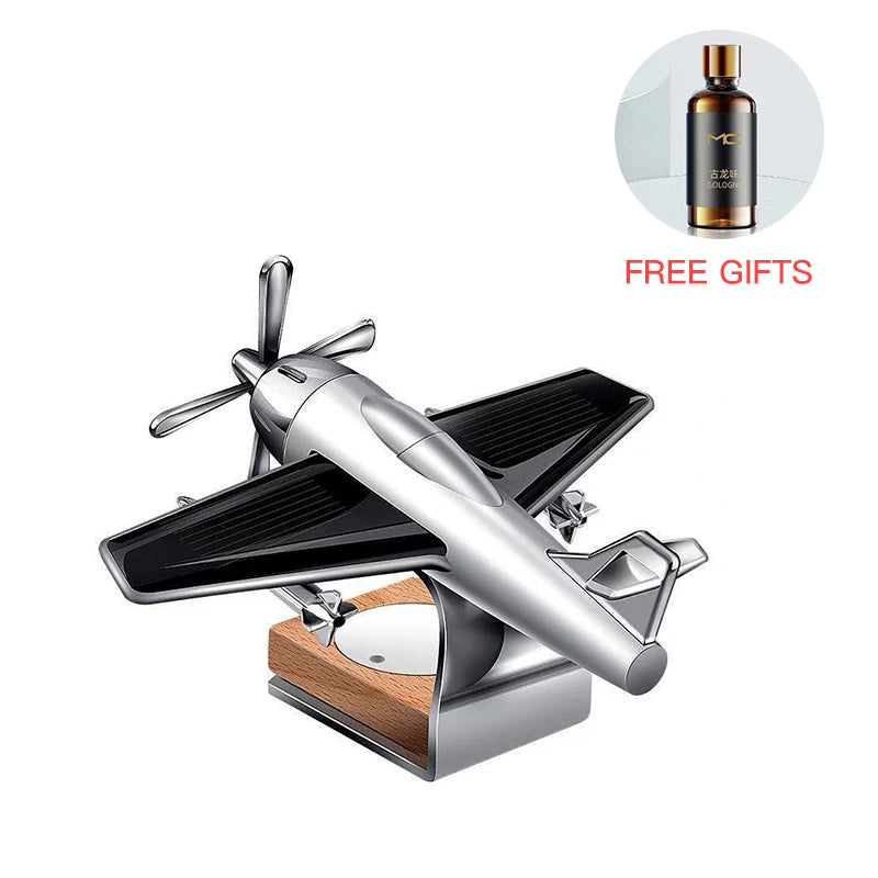 Car interior accessories solar airplane console decoration air freshener