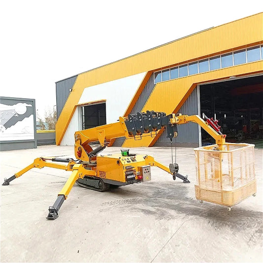 Spider Crane 360 Spin 8-20m 1.5t Mini Crane Towable Telescopic Boom Lift