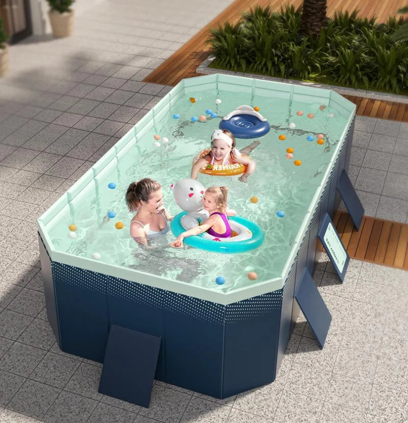 2.1m 2.6m 3m Non-Inflatable Home Swimming Pool Foldable Summer Water Sports Party Pools
