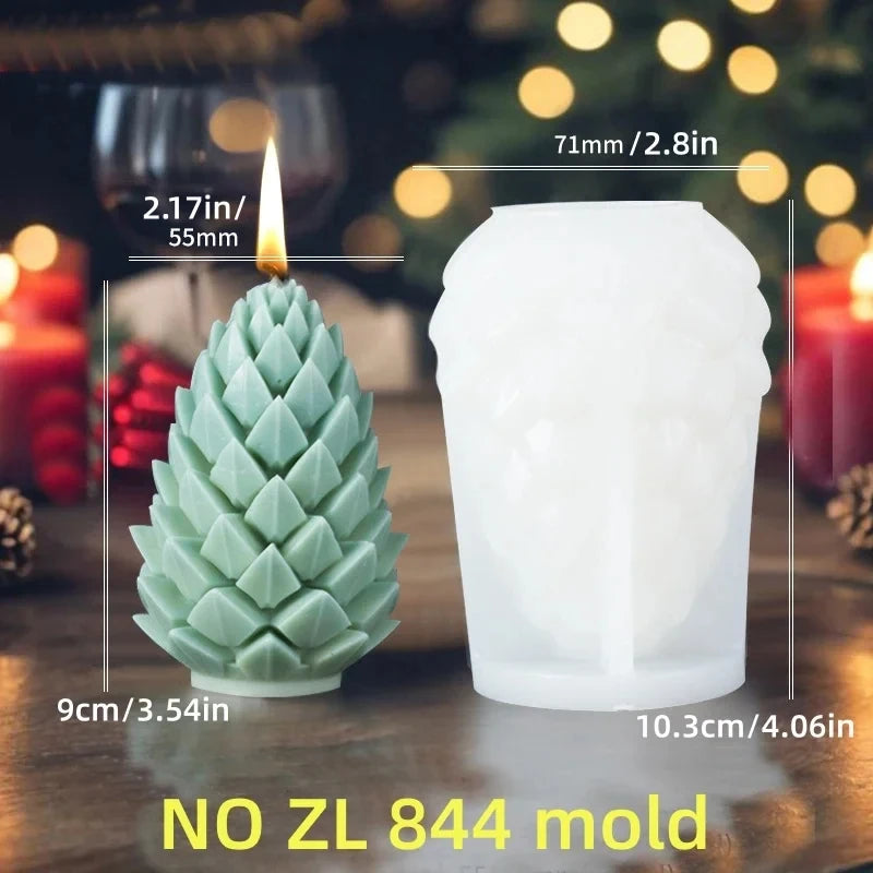 Christmas House Fragrance Candle Silicone Mold