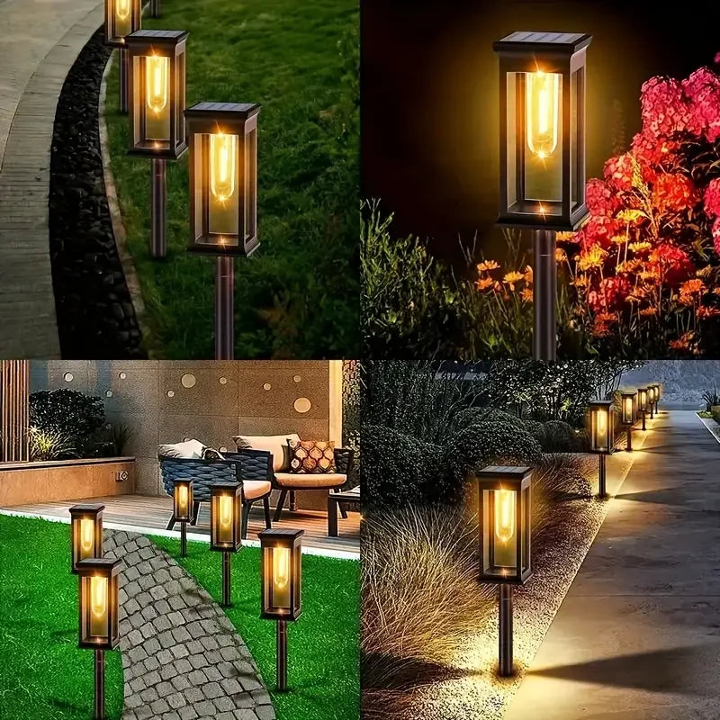 Outdoor Solar Powered Pathway and Garden Lights.