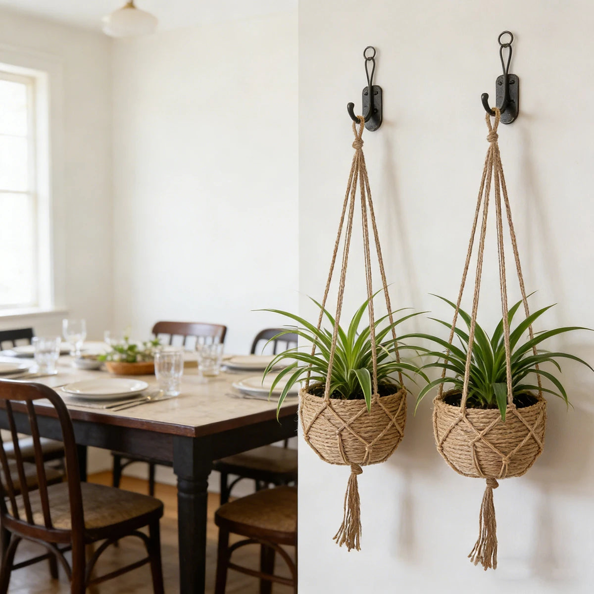 1PCS Hanging Flowerpot Decorative Basket, Outdoor Storage Planter for Plants, Home Decorations, Flowerbed & Balcony Basket