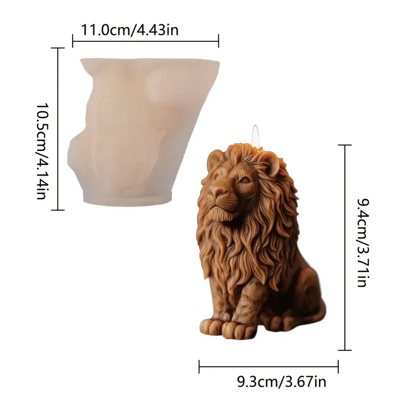 Lion Mold for candle's