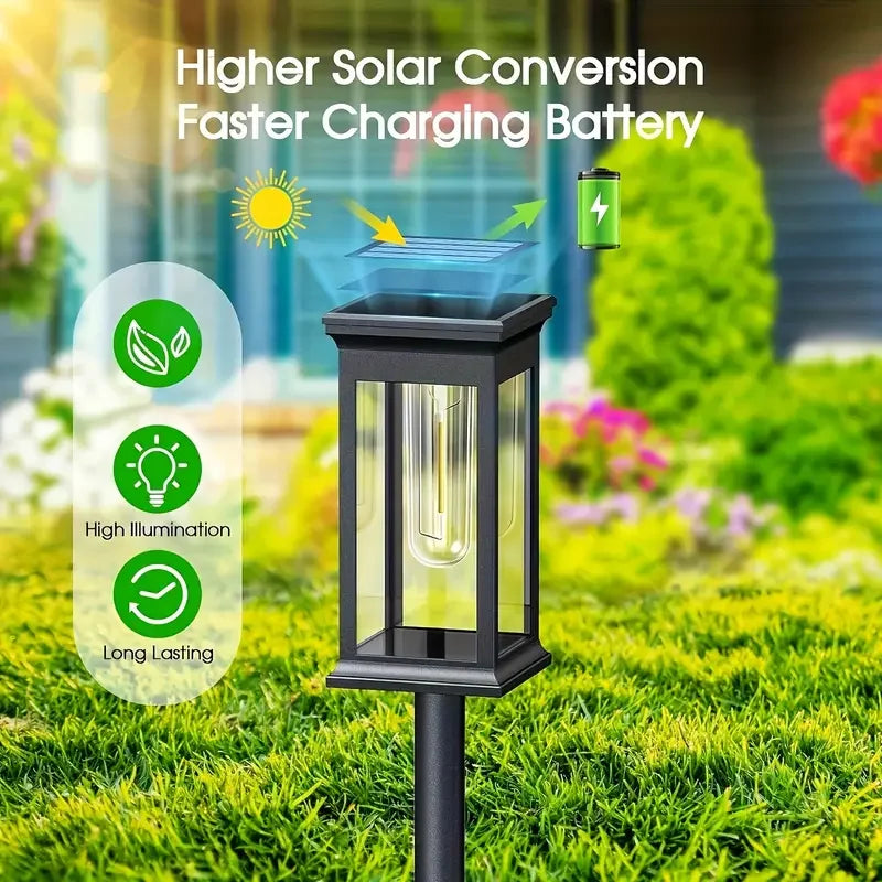 Outdoor Solar Powered Pathway and Garden Lights.