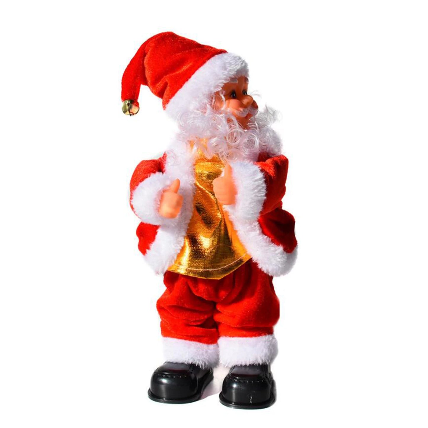 Music Electric Santa Claus Doll Twisted Hip Ornament Kids Xmas Toy for Christmas