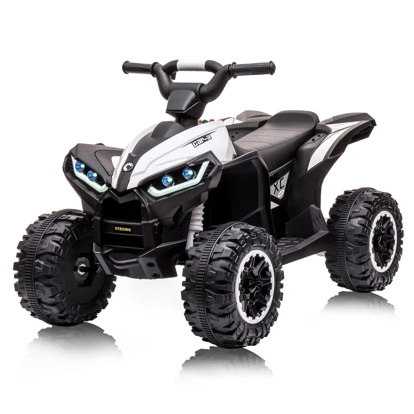 12V Electric ATV High/Low Speed Battery Powered Ride On Toy With Remote & Treaded Tires For Boys Girls