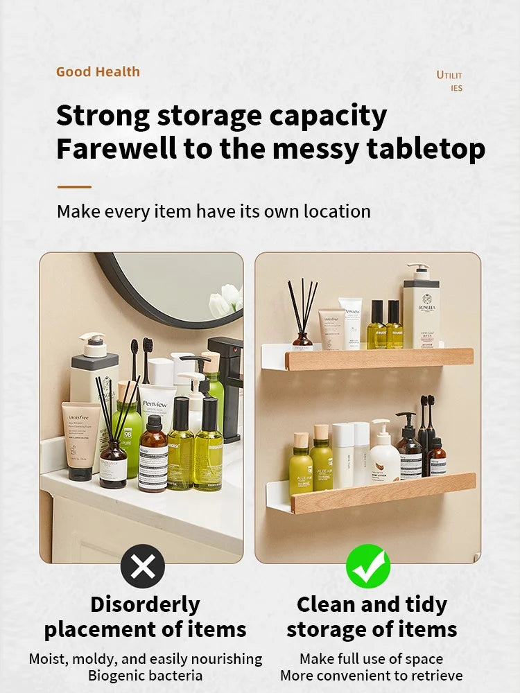 Household Wooden Wall Mount Shelving. Livingroom, Bathroom, Kitchen, and more.