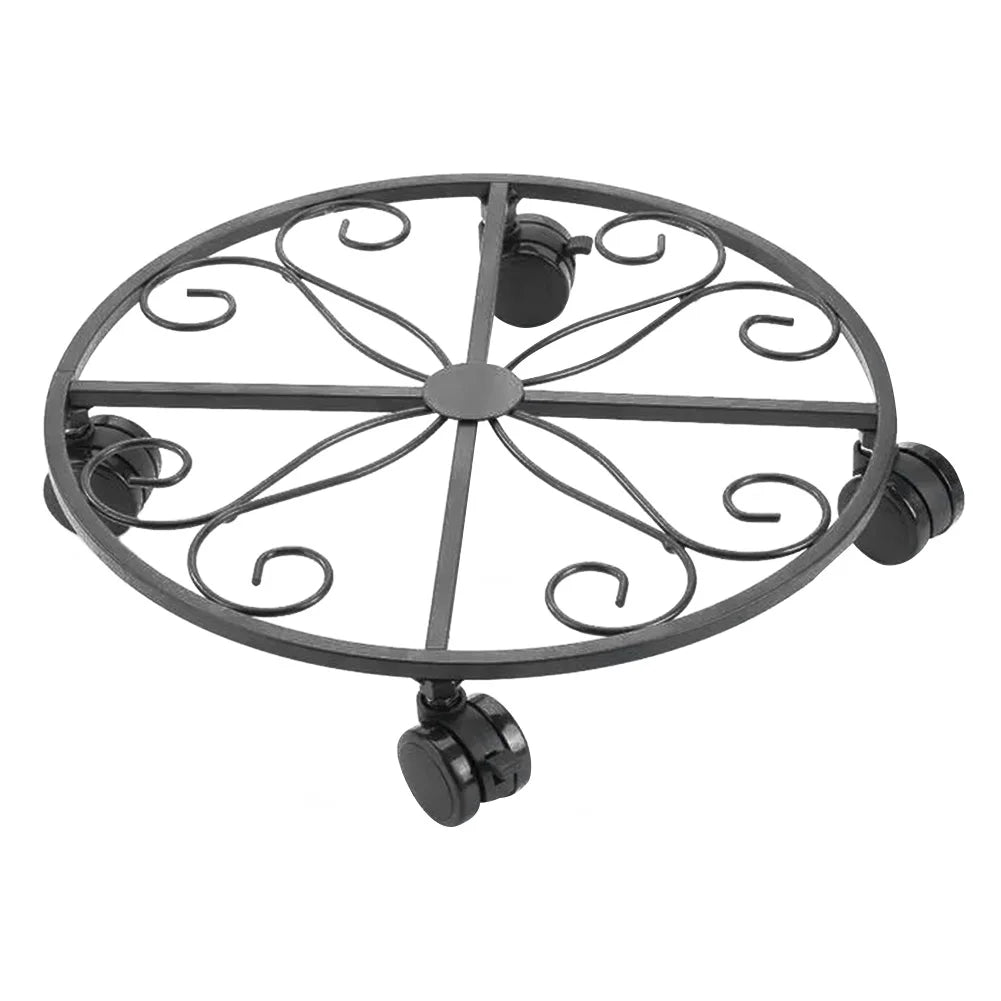 Plant Caddy 360 Degree Rotating Heavy Duty Flower Pot Caster Indoor/Outdoor