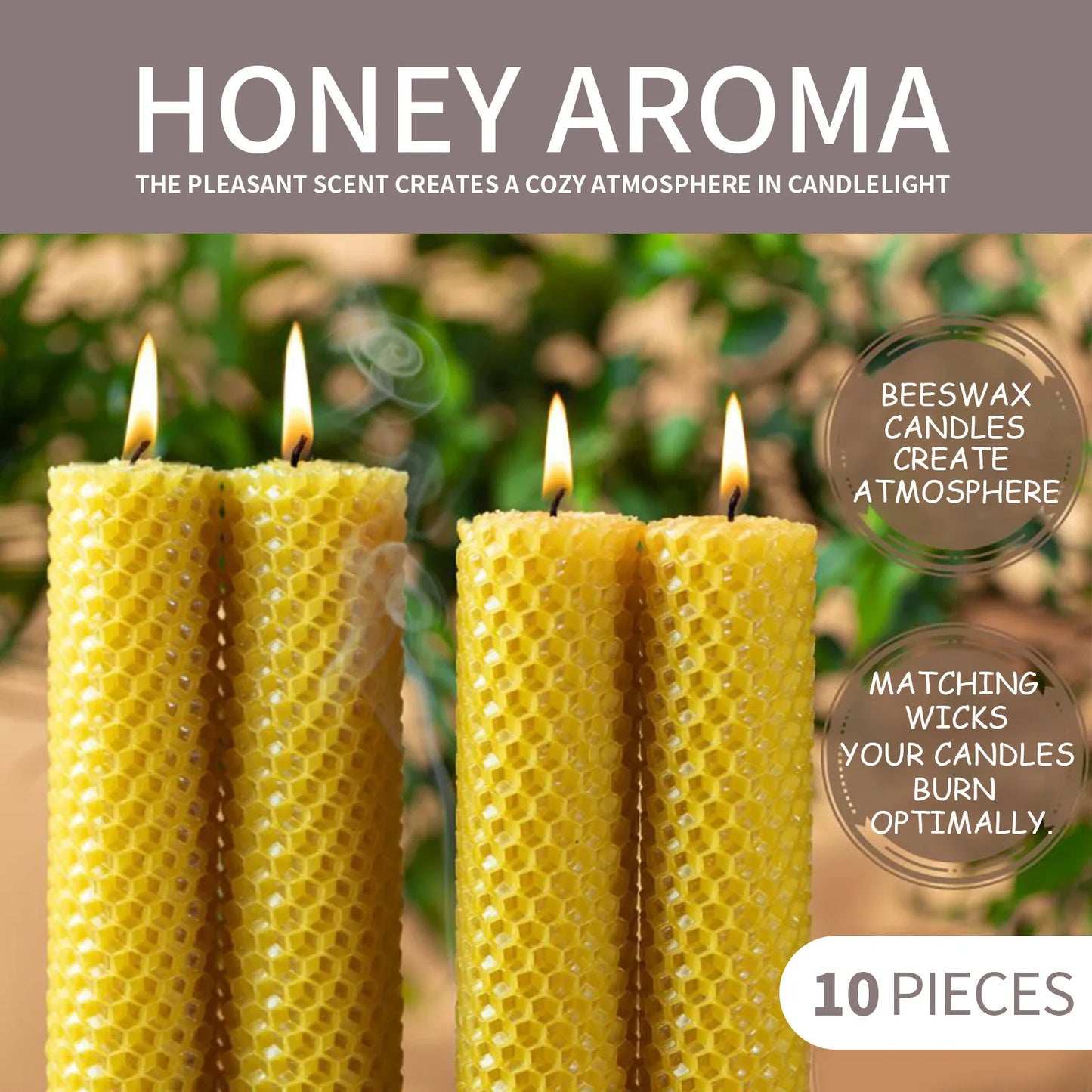 10/20/30pcs Beeswax Sheets Candle Making Crafts