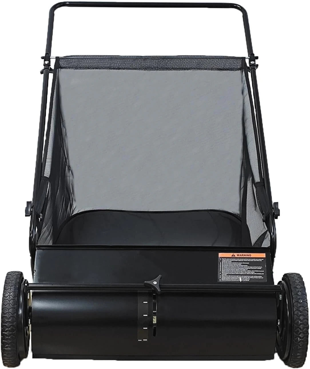 Push Lawn Sweeper, 26-Inch Width, 7 Cu. Ft. Hopper Capacity, 4 Spinning Brushes, Adjustable Height, Durable Steel Frame·2025 NEW